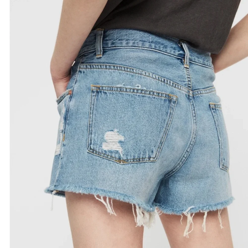 All Saints Mai destroyed shorts - Picture 3 of 8